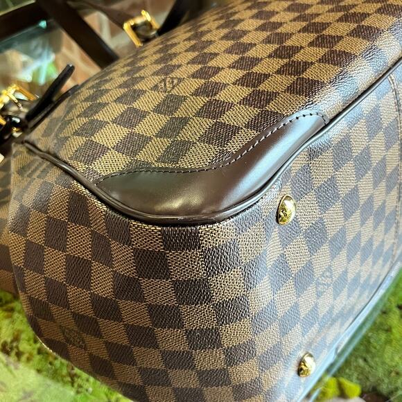 LOUIS VUITTON Verona GM Damier Ebene Canvas Shoulder Bag - Picture 10 of 14